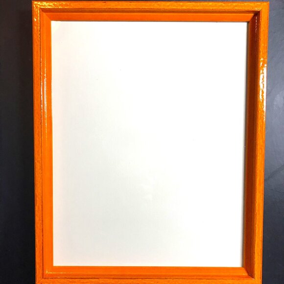 Vibrant Orange Glossy Colorful Frame - Ready to Use - 8x10 - w/Hardware - New - Picture 13 of 13